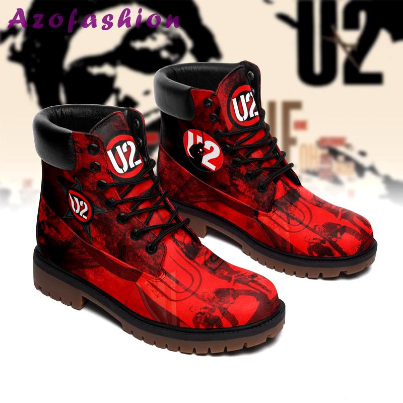 U2 rock band form timboots hot 2023 Timboots Shoes