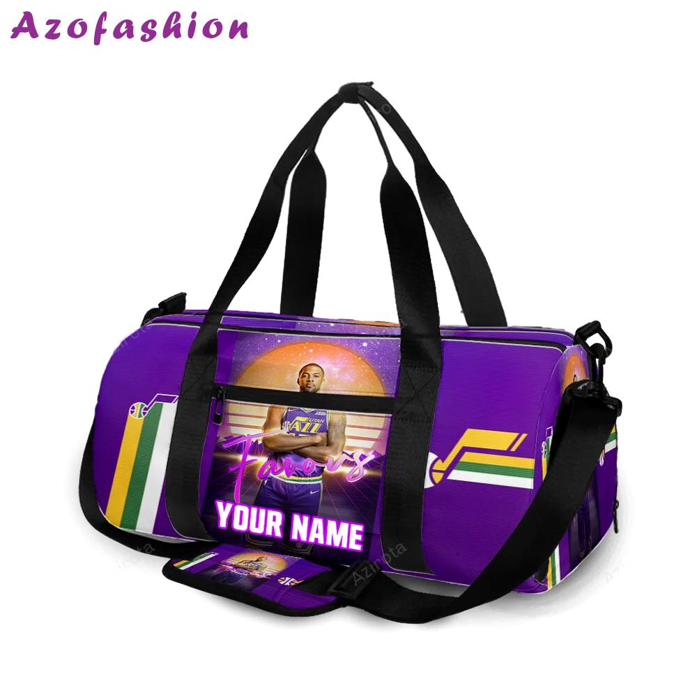 Utah jazz player v24 personalized name travel bag gym bag 2428 Travel Bag
