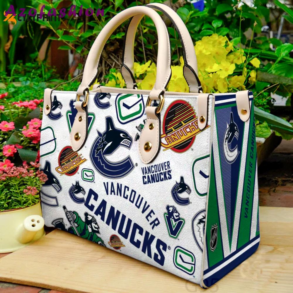 Vancouver canucks leather bag g95 1674 Women Leather Hand Bag