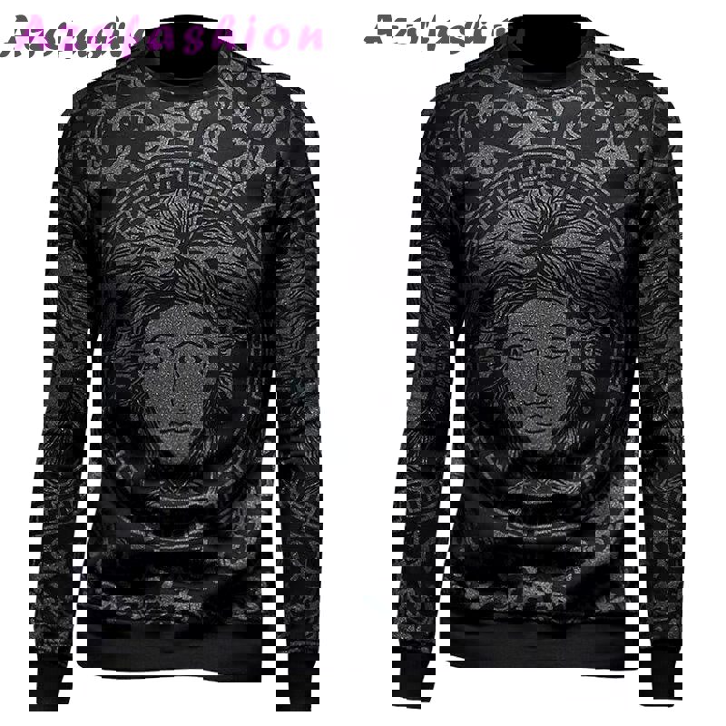 Versace luxury ugly sweater for winter  hot 2024 style 509 Christmas Ugly Sweater