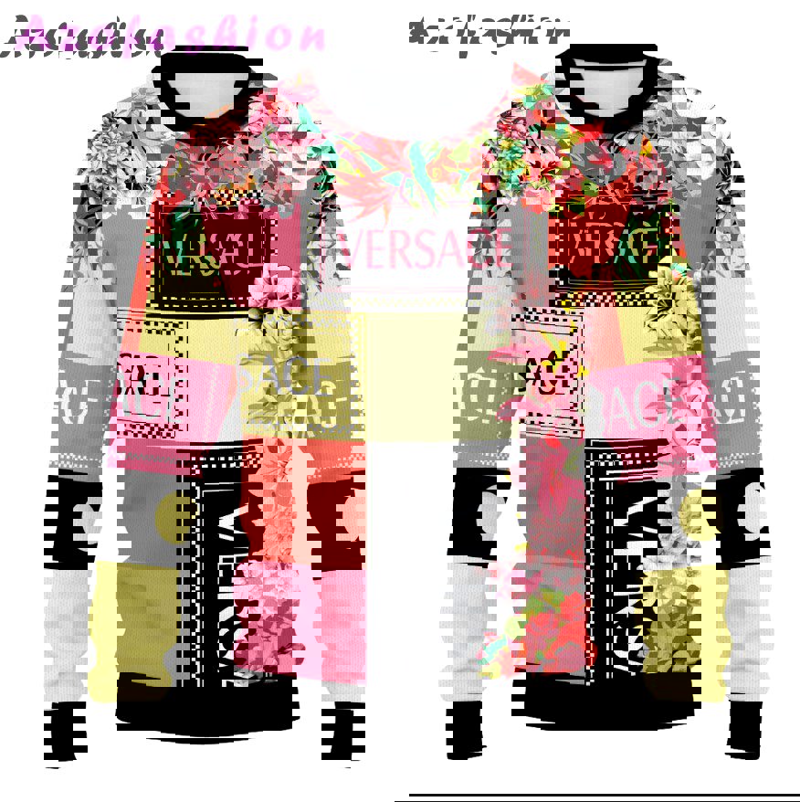 Versace luxury ugly sweater for winterhot 2025 style 762 Christmas Ugly Sweater