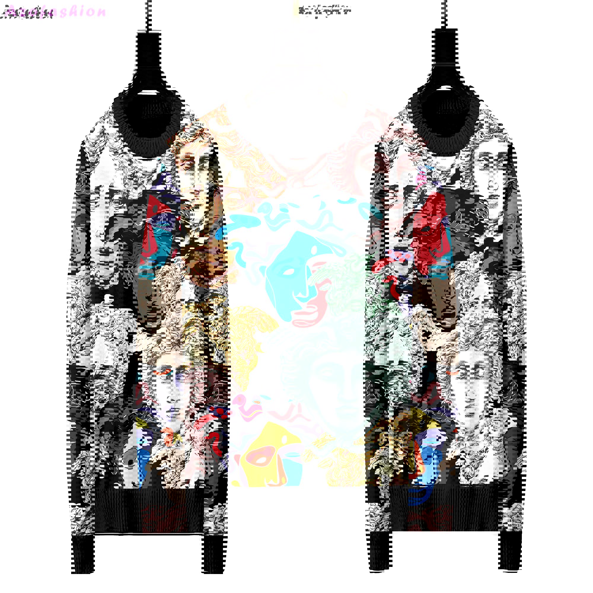 Versace luxury ugly sweater for winterhot 2025 style 788 Christmas Ugly Sweater