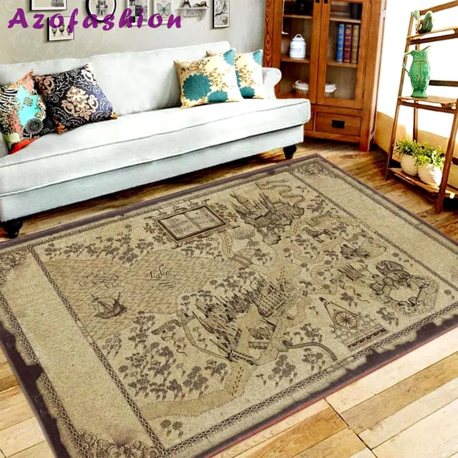 Wizarding world area rug living room rug home decor home decor bedroom living room decor Rectangle Rug
