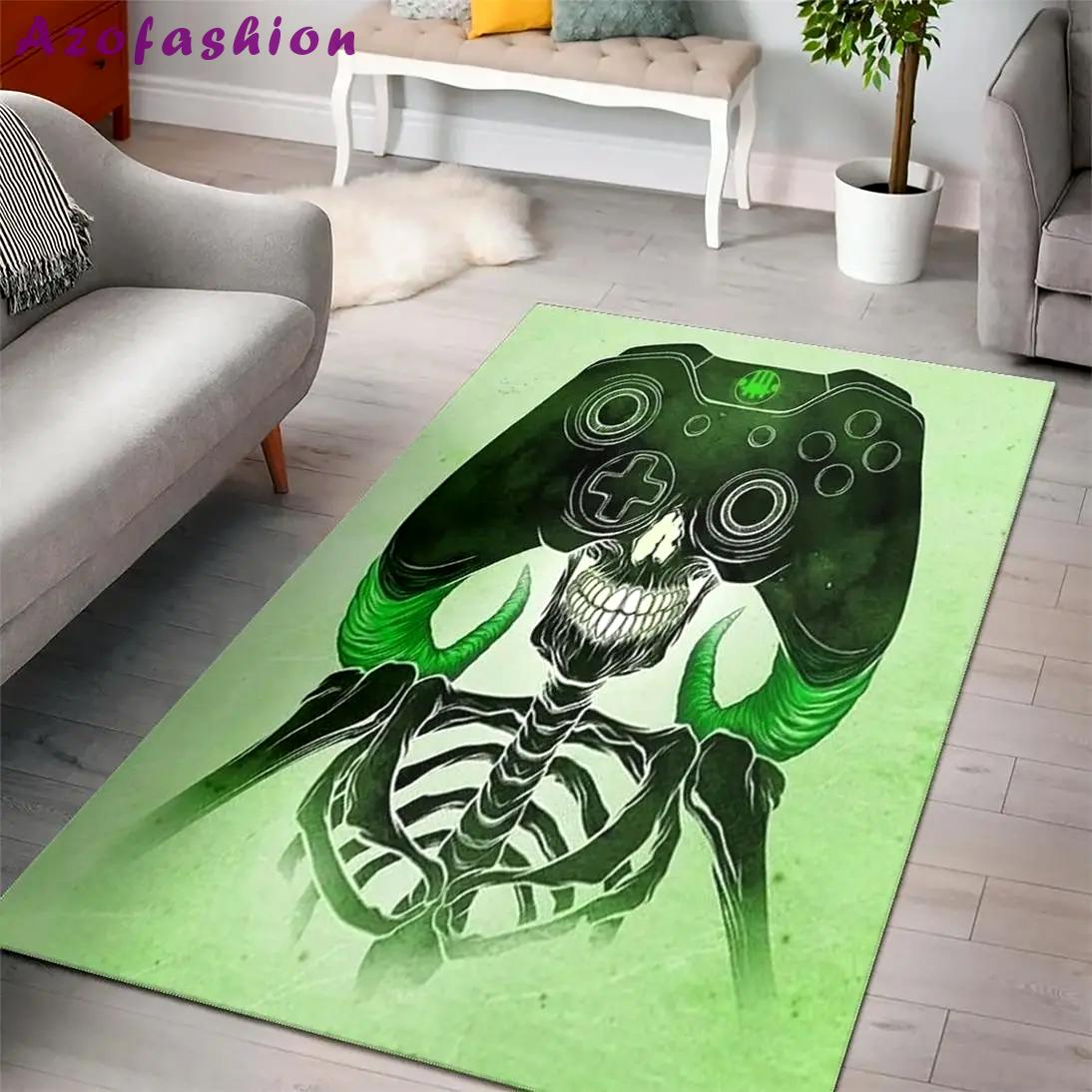 Xbox control gaming collection area rugs living room carpet rug regtangle carpet floor decor home decor Rectangle Rug