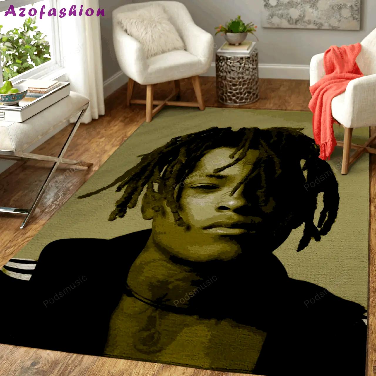 Xxx tentacion music artwork art for fans area rug living room carpet rug regtangle carpet floor decor home decor Rectangle Rug