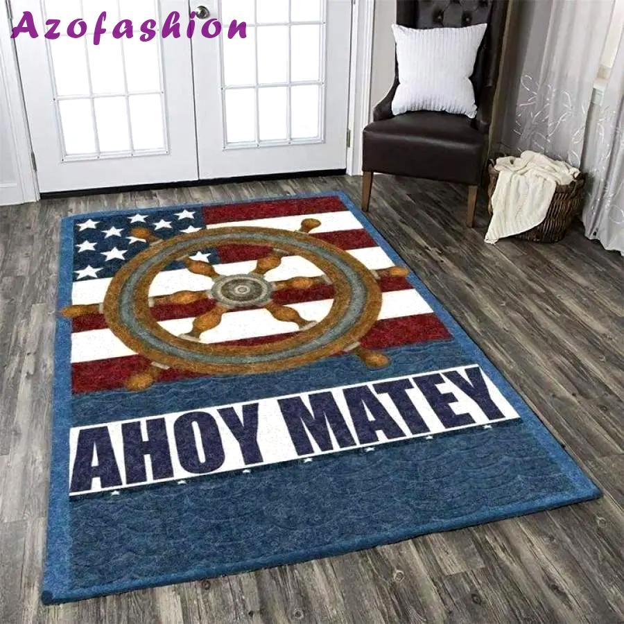 Zig zag pattern print area rug living room rug home decor Rectangle Rug