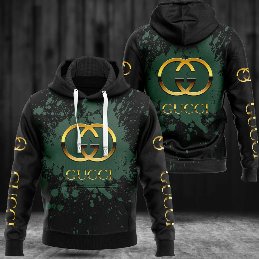 Gucci unisex hoodie foren womenuxury brand clothing clothes outfit 118 Zipper Hoodie 3D