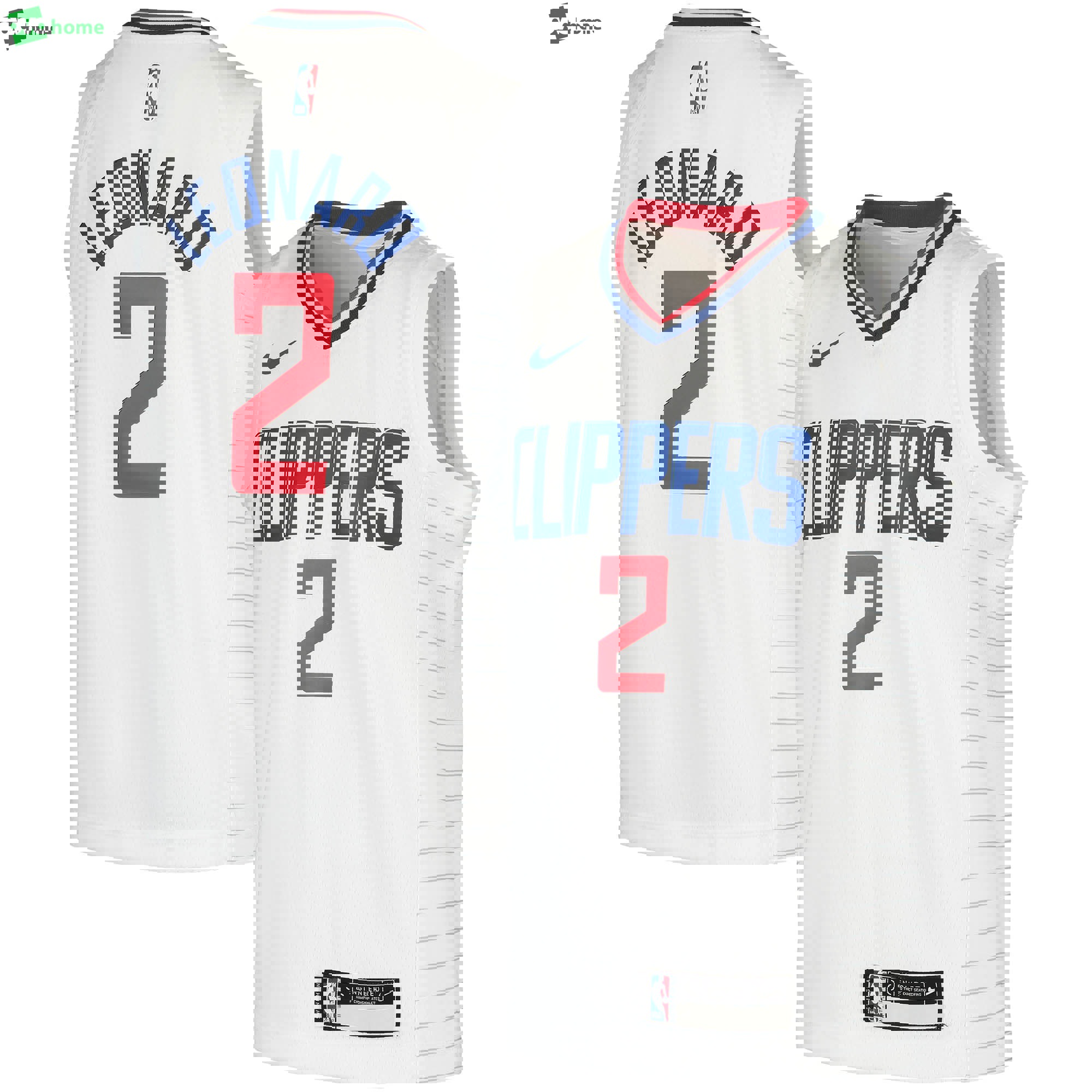 Kawhi leonard la clippers nike 2023/21 swingman jersey association edition white Baseball NBA Jersey Replica Basketball Gift For Fans NBA Sports