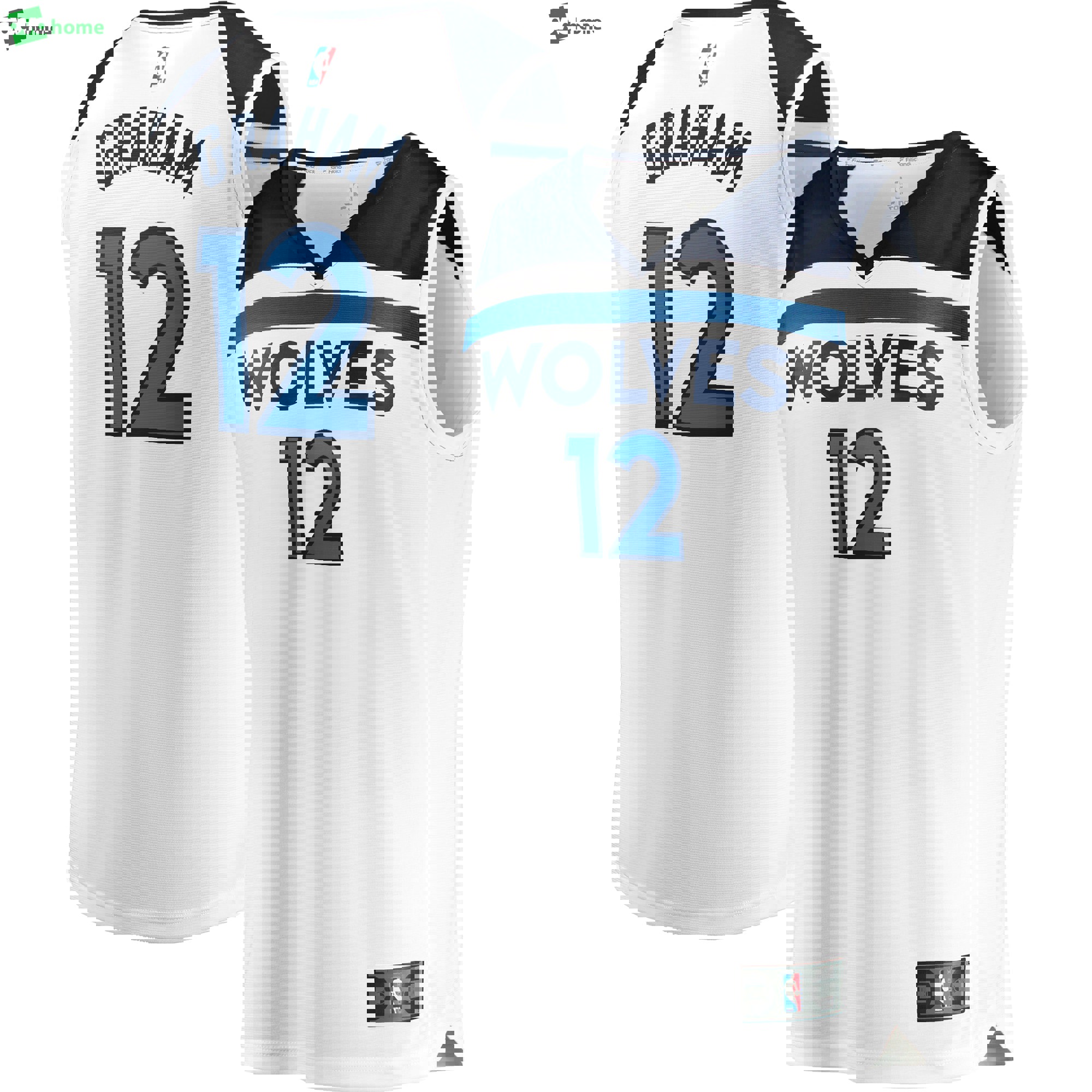Treveon graham minnesota timberwolves fanatics branded fast break player jersey association edition white Baseball NBA Jersey Replica Basketball Gift For Fans NBA Sports