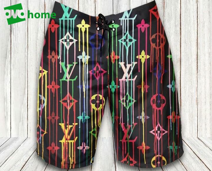 Louis vuitton new colorful fashion logo luxury brand shorts for men 186 Shorts For Ment