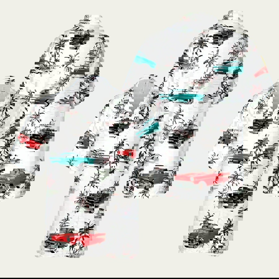 1957 chevrolet bel air hawaiian shirt Hawaii Shirt Shorts & Flip Flops