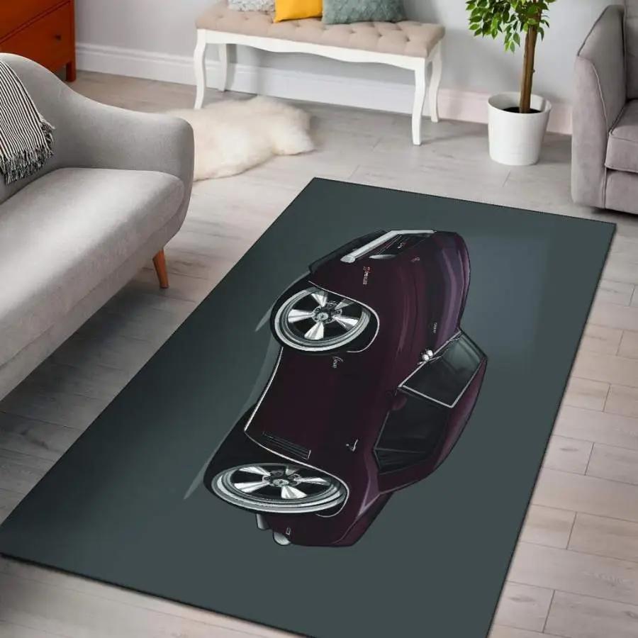 1969 chevy camaro z28 muscle car art area rug living room rug home decor carpets Rectangle Rug