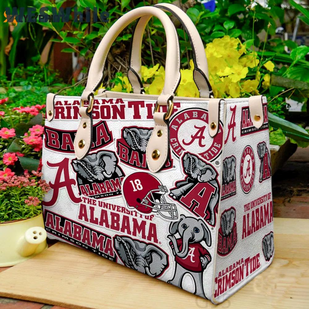 Alabama crimson tide g0 leather bag g95 920 Women Leather Hand Bag