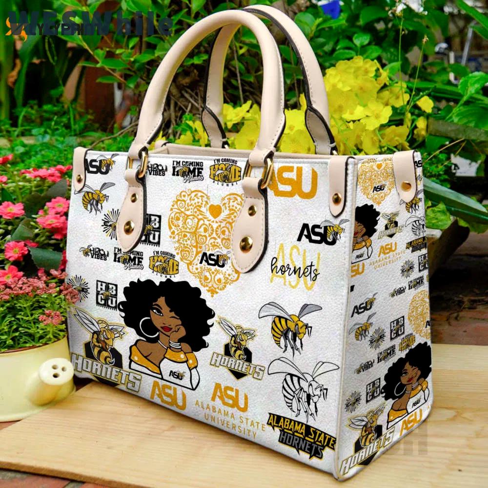 Alabama state hornets leather handbag gift for women 4153 Women Leather Hand Bag