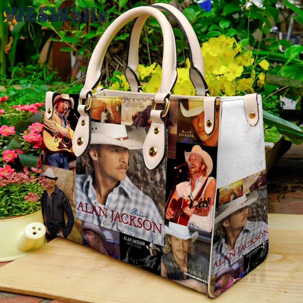 Alan jackson lover leather bag for women gift 3955 Women Leather Hand Bag