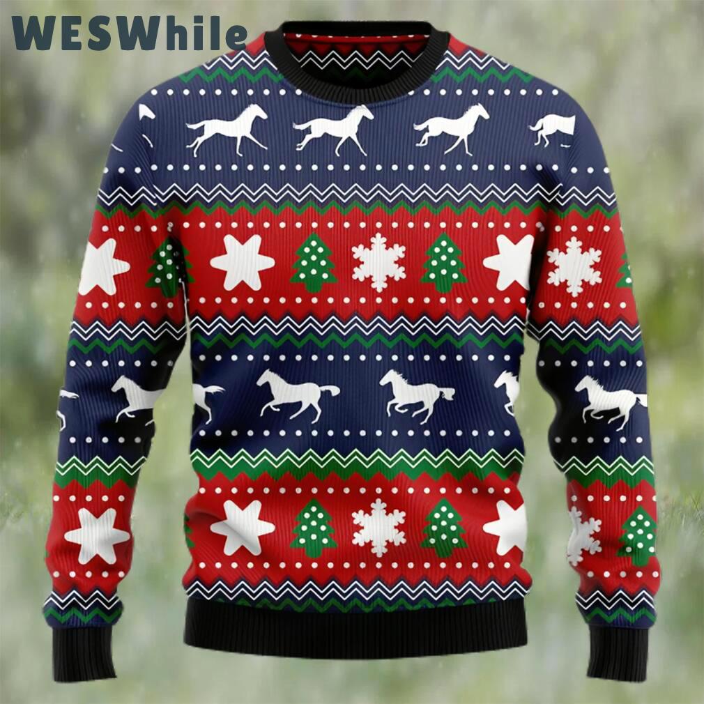 Amazing horses ugly christmas sweater Christmas Ugly Sweater