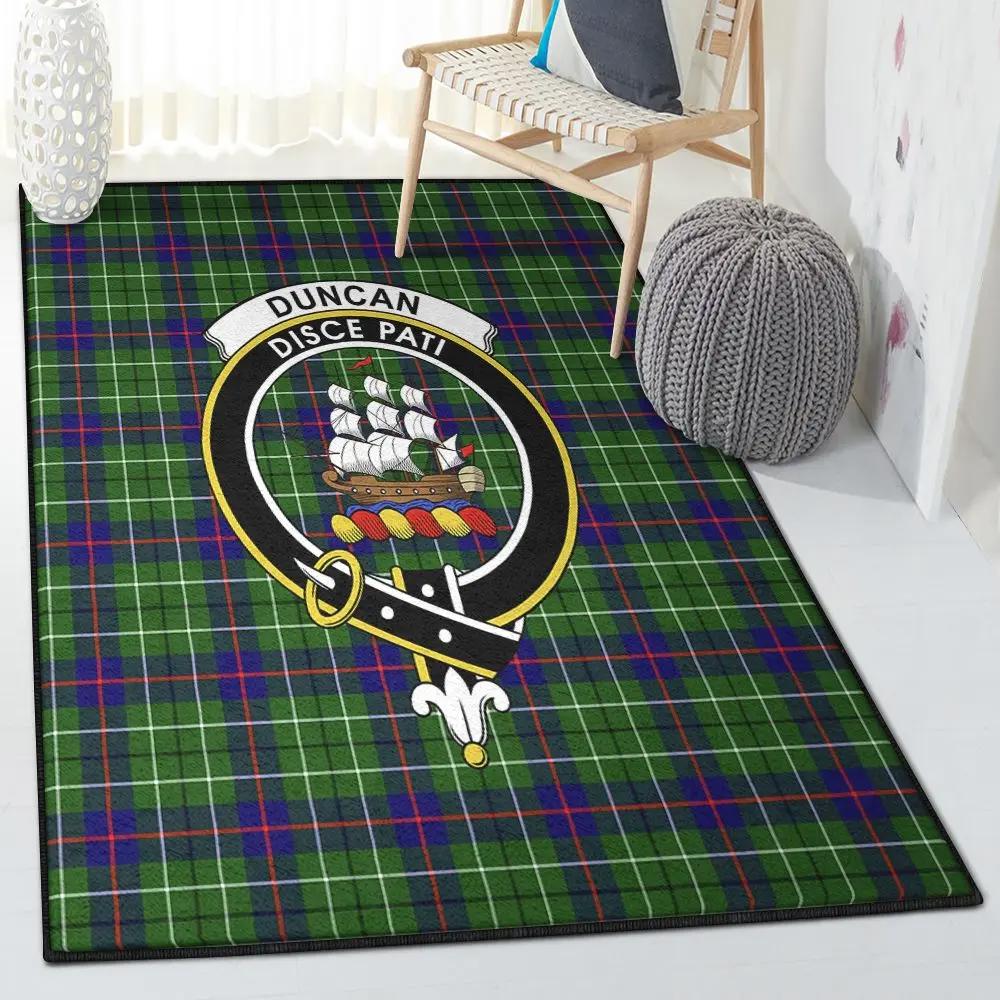 Ancient area rugs, duncan ancient tartan clan badge rug Rectangle Rug