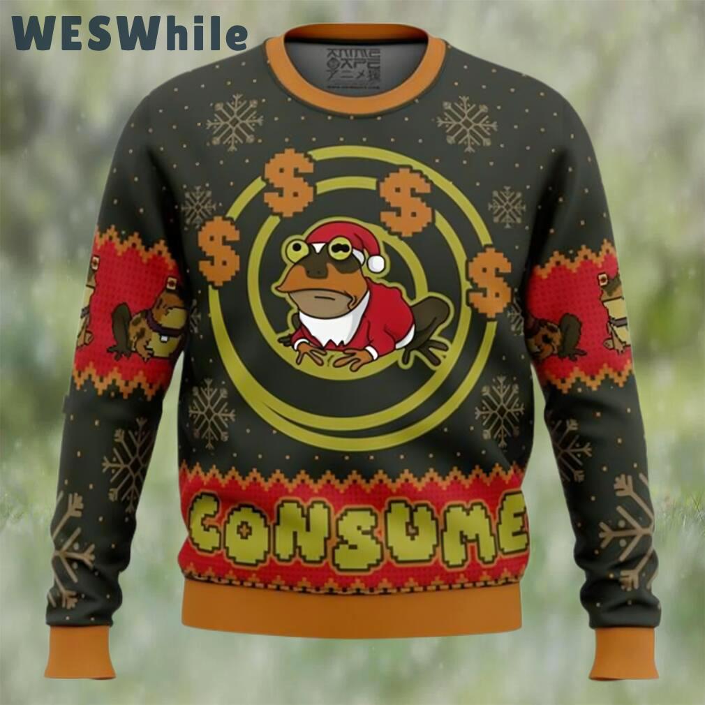 Anime sweater consume futurama ugly christmas sweater Christmas Ugly Sweater