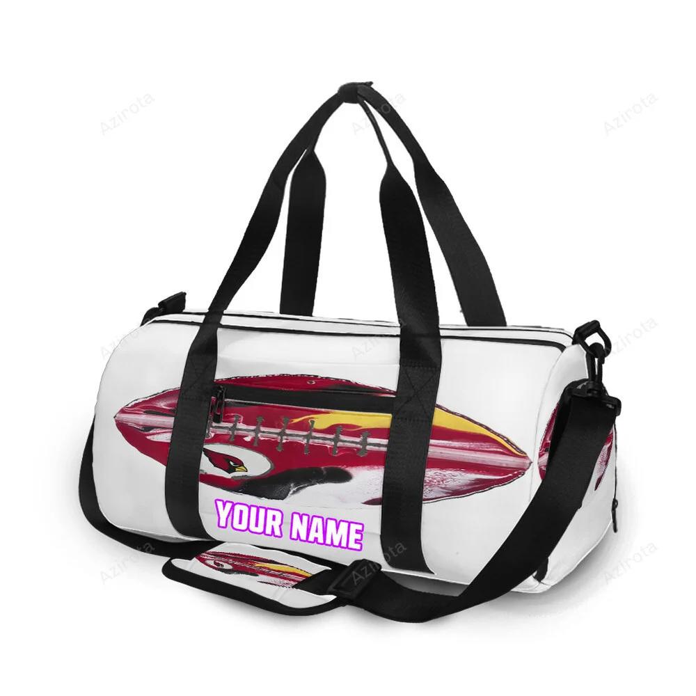 Arizona cardinals ball personalized name travel bag gym bag 1450 Travel Bag