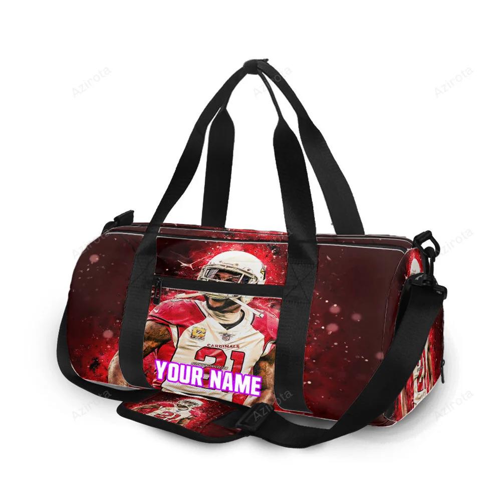 Arizona cardinals patrick peterson 21 personalized name travel bag gym bag 492 Travel Bag