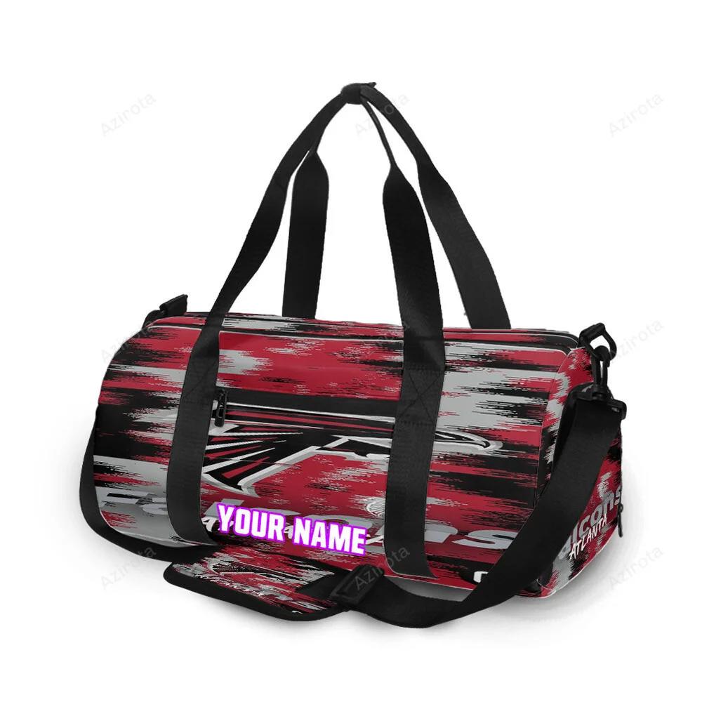 Atlanta falcons abstract logo3 personalized name travel bag gym bag 903 Travel Bag