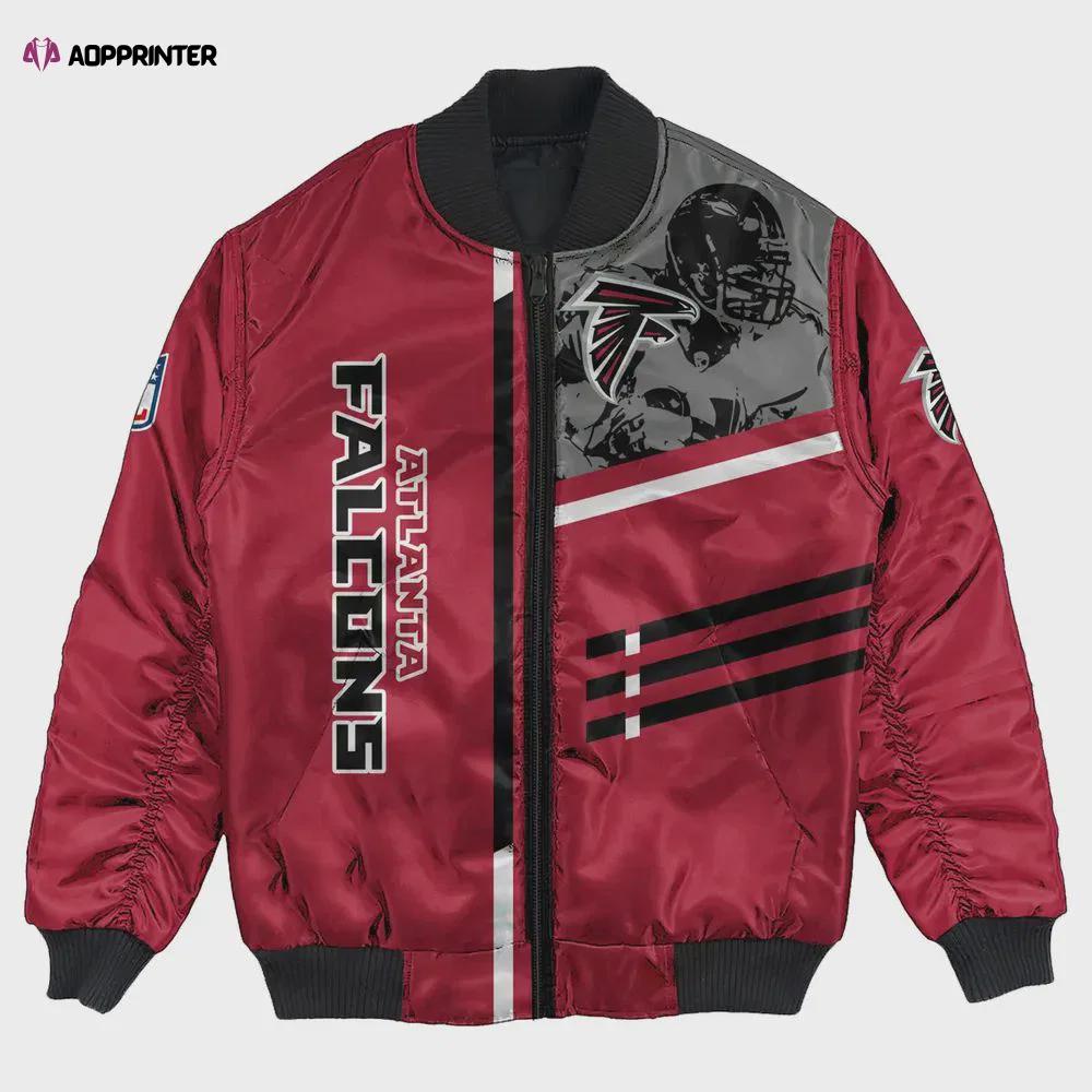 Atlanta falcons bomber jacket 3d printed personalized football for fan Bomber Jacket