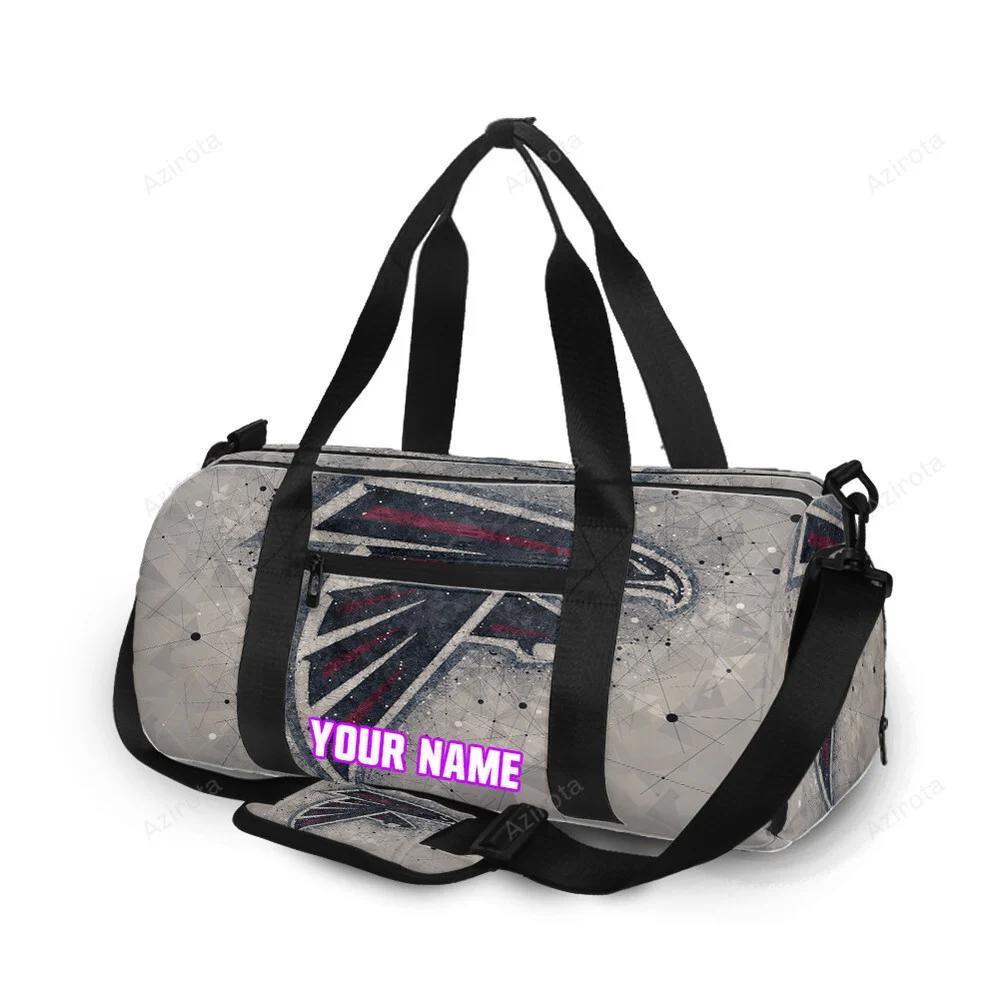 Atlanta falcons geometric personalized name travel bag gym bag 1687 Travel Bag