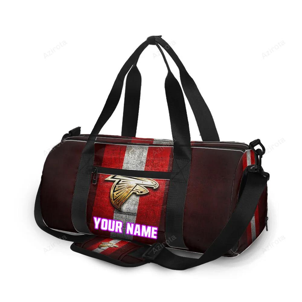Atlanta falcons golden logo personalized name travel bag gym bag 1001 Travel Bag