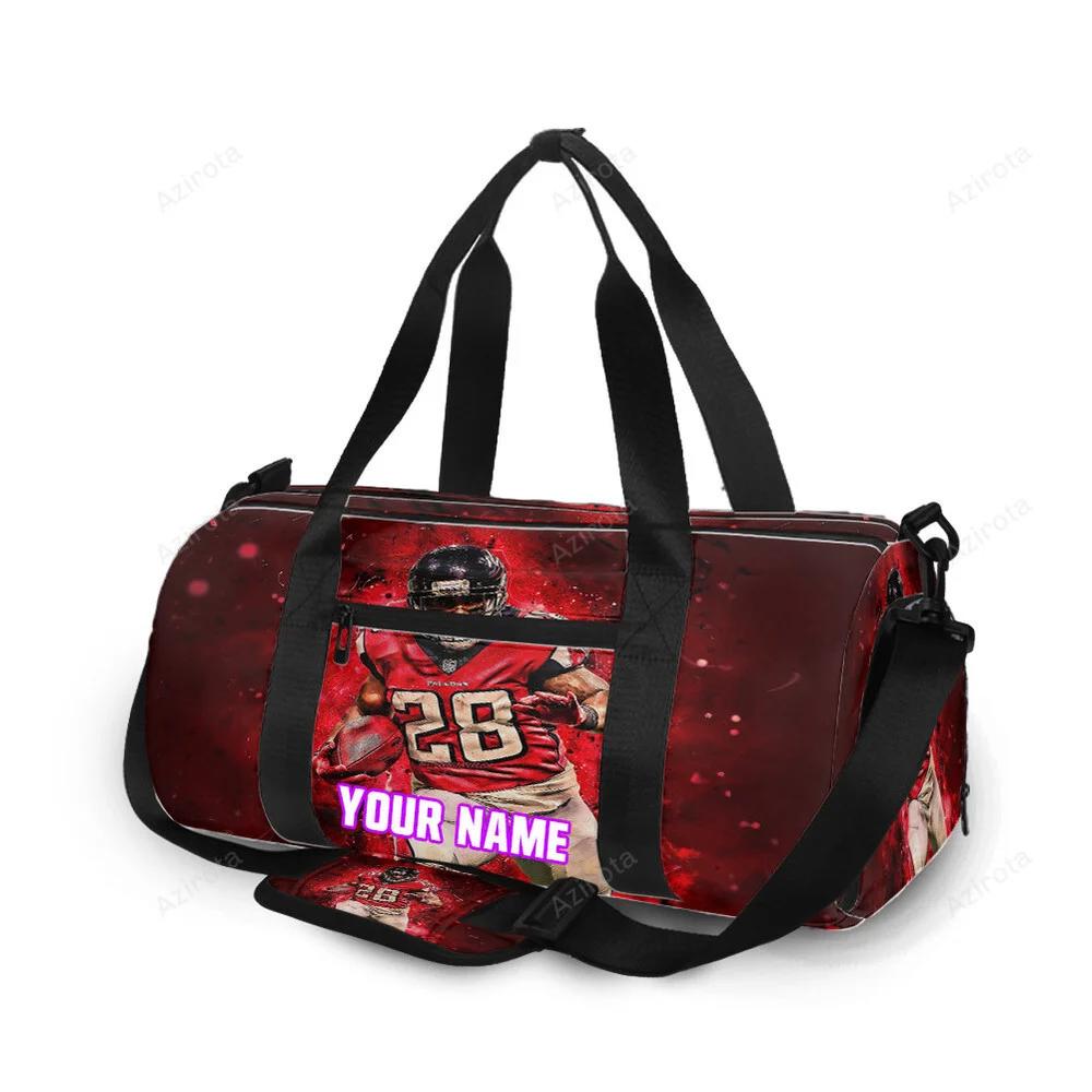 Atlanta falcons terron ward 28 v2 personalized name travel bag gym bag 1645 Travel Bag