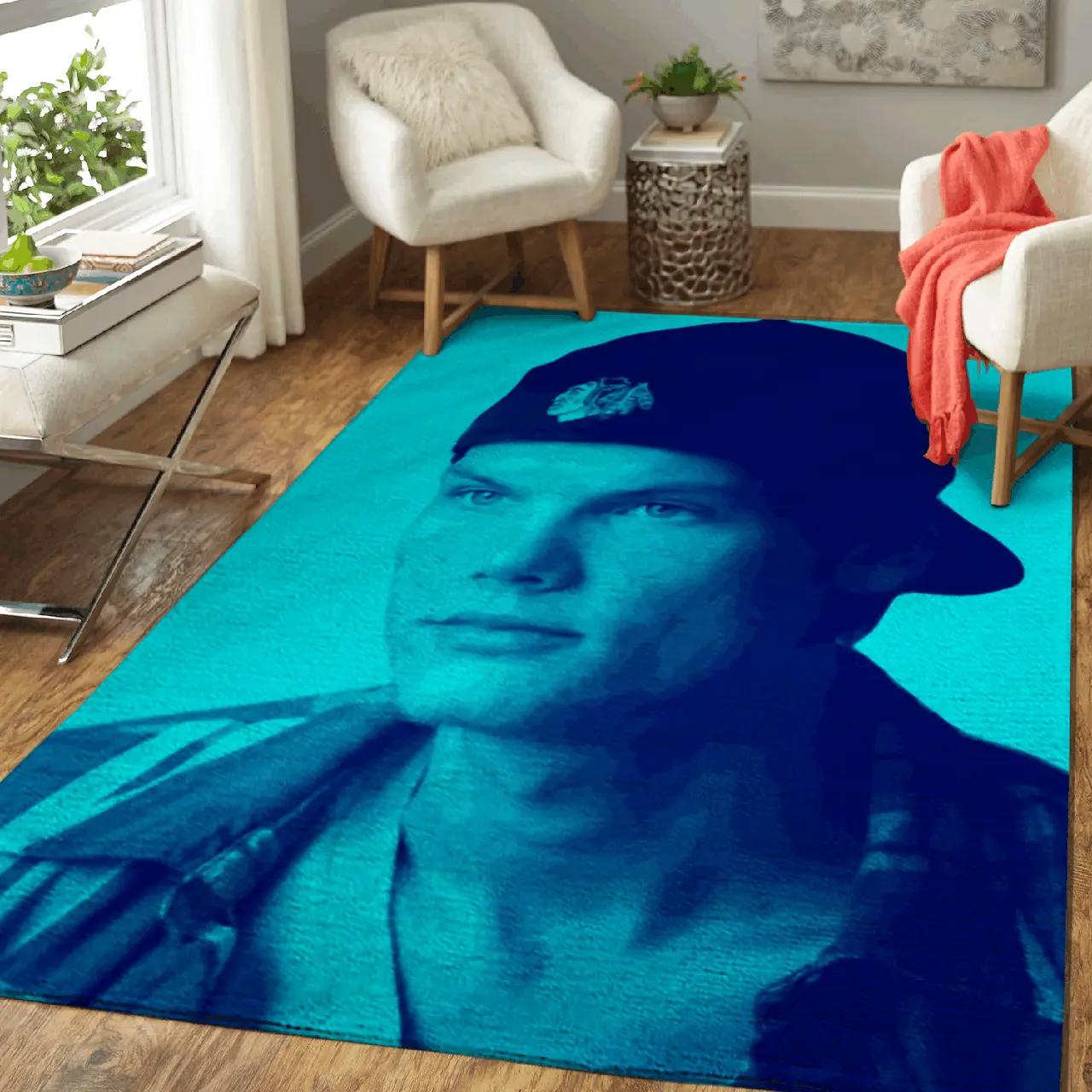 Avicii vintage music vintage art for fans area rug living room carpet rug regtangle carpet floor decor home decor Rectangle Rug