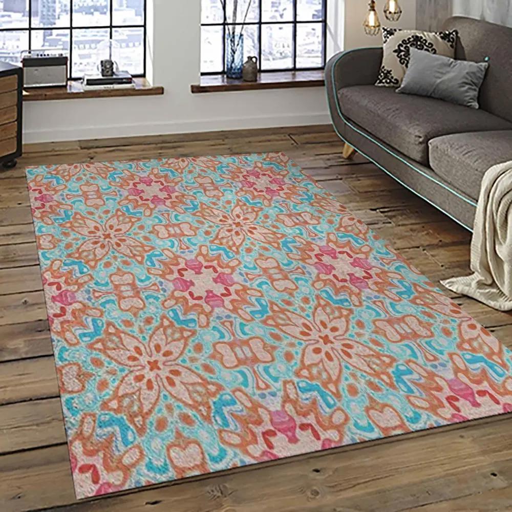 Aztec southwestern geometric shape pattern carpet area rug best gift for home decor event gift asg46 Rectangle Rug