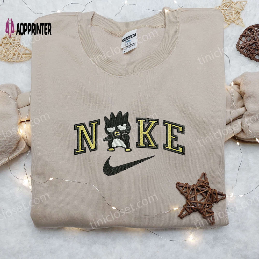 Badtz maru x nike embroidered shirt – cartoon nike shirt Embroidered Shirt