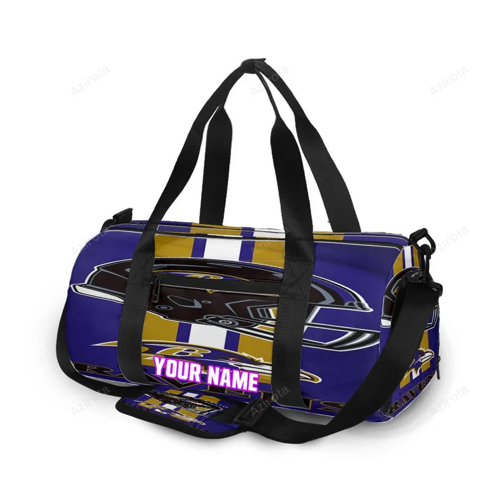 Baltimore ravens helmet4 personalized name travel bag gym bag 730 Travel Bag