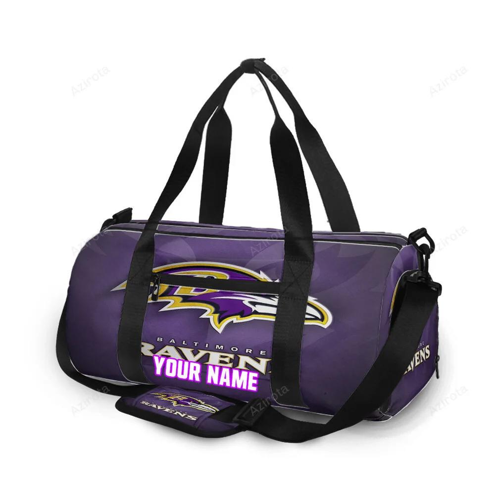 Baltimore ravens logo5 personalized name travel bag gym bag 1031 Travel Bag