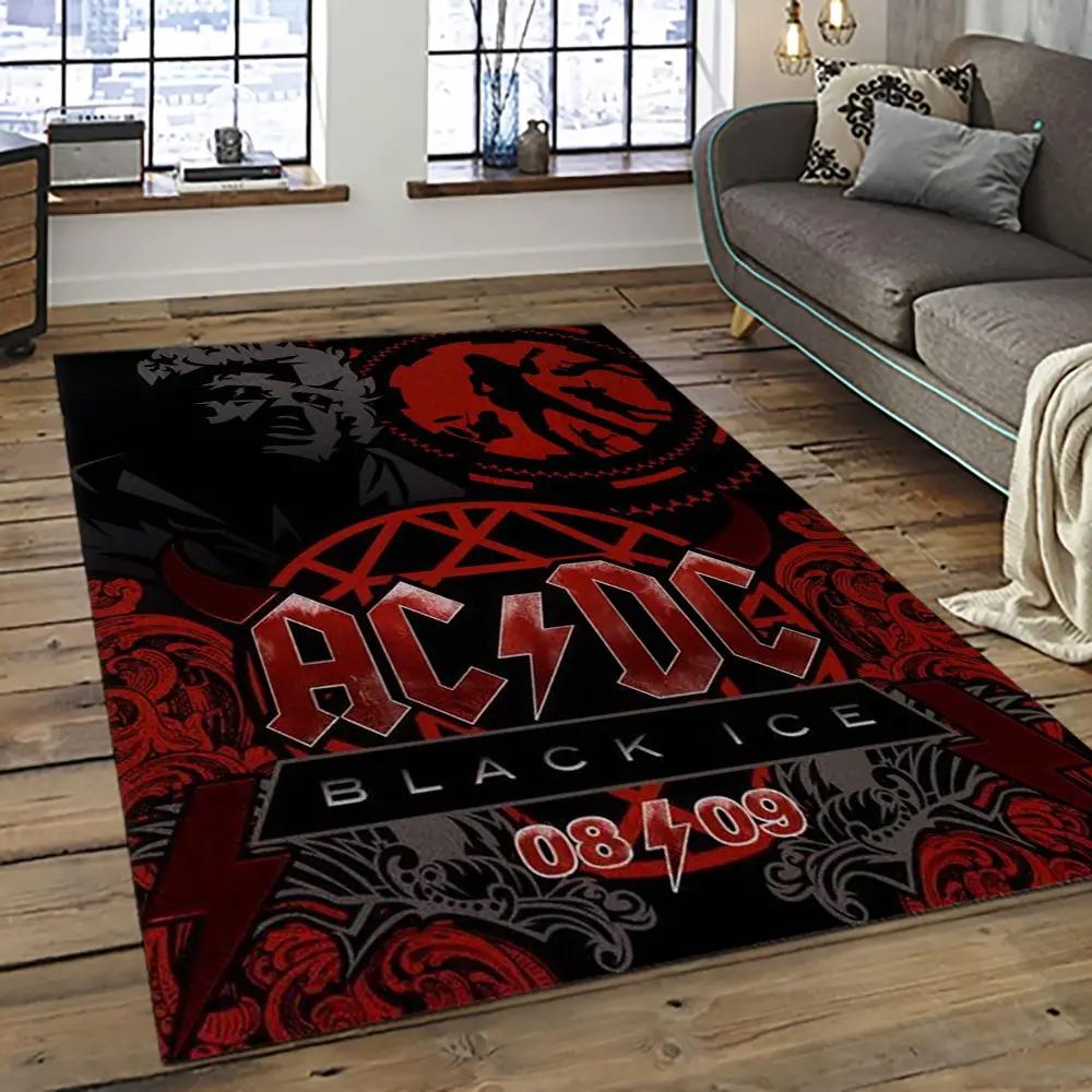 Band ac/dc music carpet rectangle area rug for living room bedroom decor acdc41 Rectangle Rug