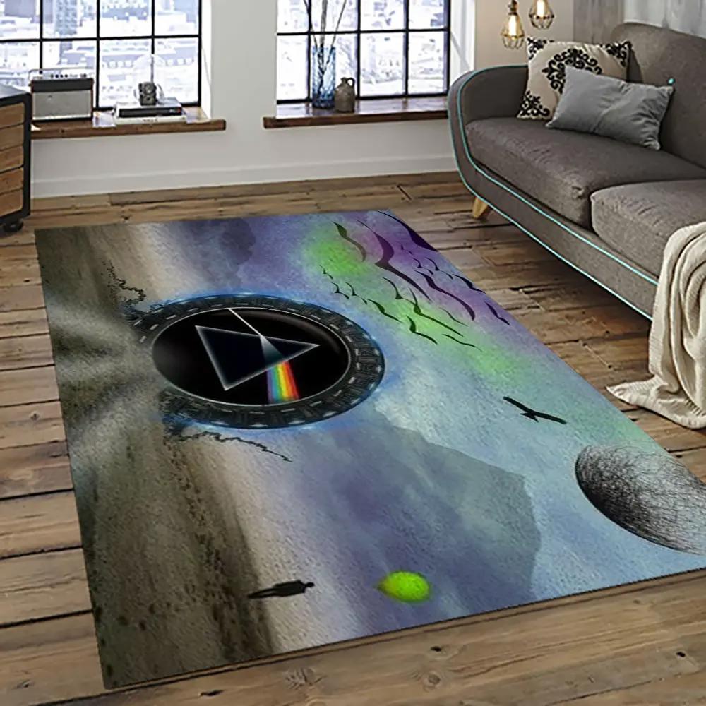 Band pink floyd music carpet rectangle area rug for living room bedroom decor pfo20 Rectangle Rug