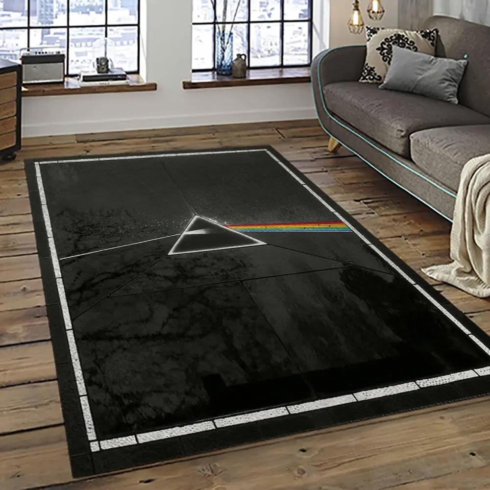 Band pink floyd music carpet rectangle area rug for living room bedroom decor pfo43 Rectangle Rug