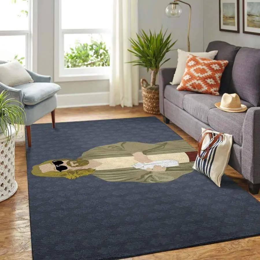 Big lebowski area rug living room rug home decor movie floor decor rcdd81f31289 Rectangle Rug