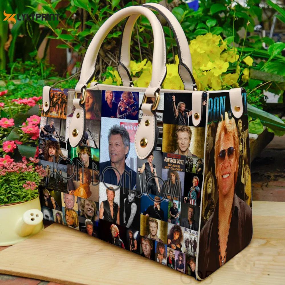 Bon jovi 2 leather bag for women gift 4025 Women Leather Hand Bag