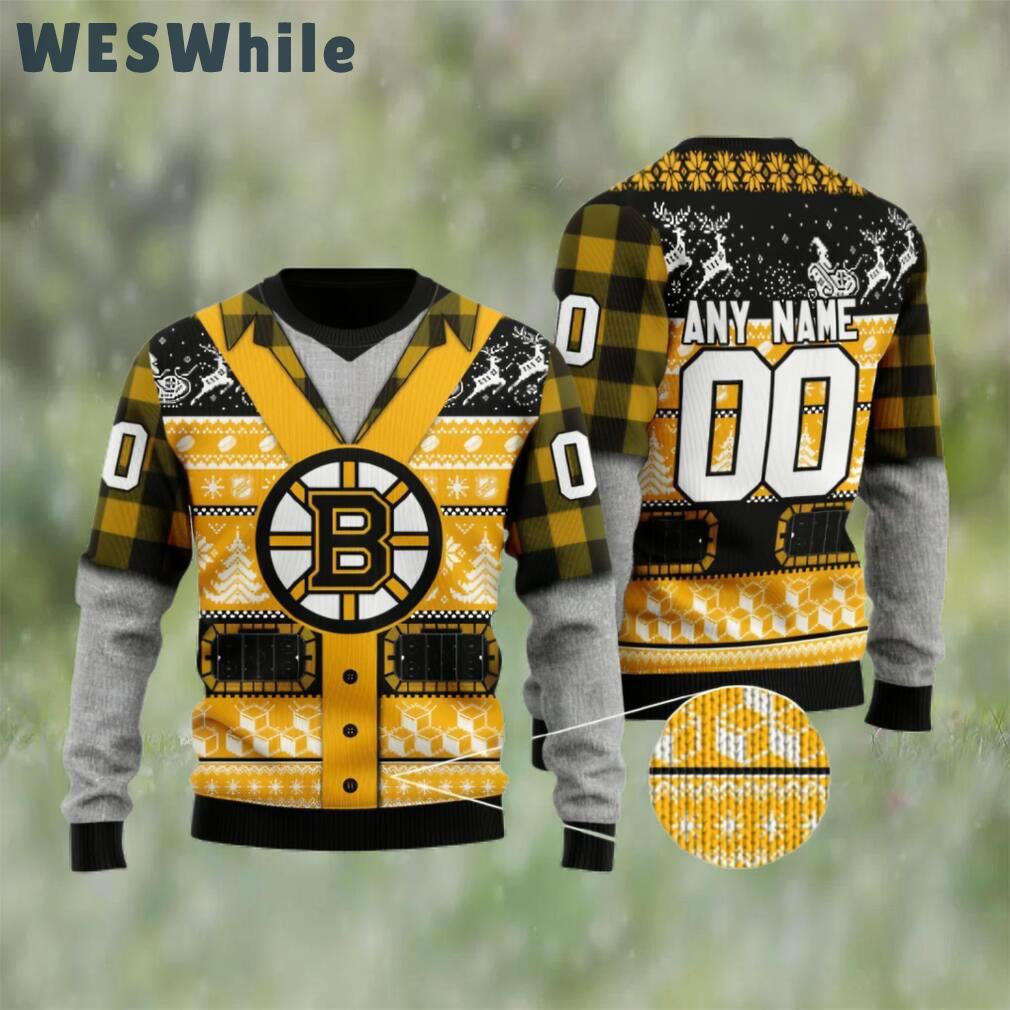 Boston bruins personalized ugly christmas sweater Christmas Ugly Sweater