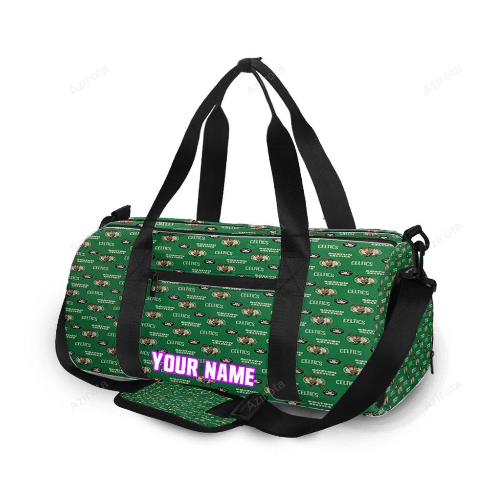 Boston celtics 4 personalized name travel bag gym bag 2048 Travel Bag