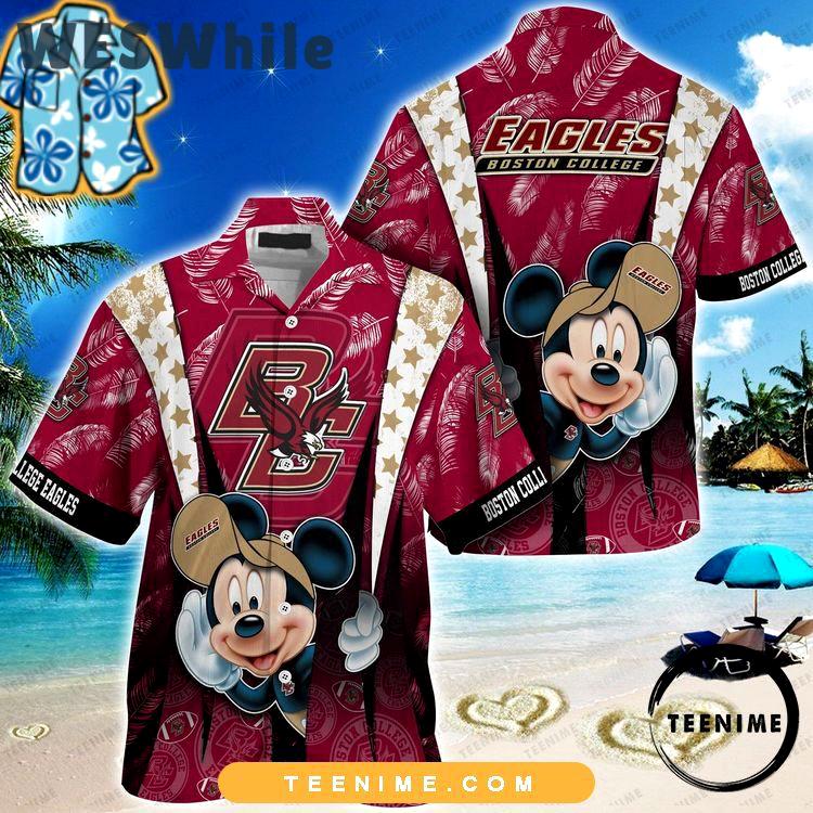 Boston college eagles summer for your loved ones this season hawaiian shirt Hawaii Shirt Shorts & Flip Flops