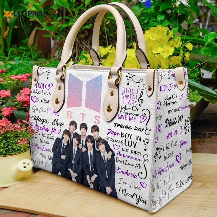 Bts love leather bag g95 1325 Women Leather Hand Bag