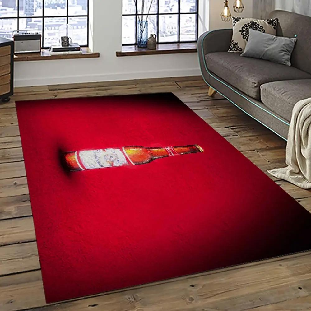 Budweiser american style beer retangle carpet area rug home decor gift best present for friends bw18 Rectangle Rug