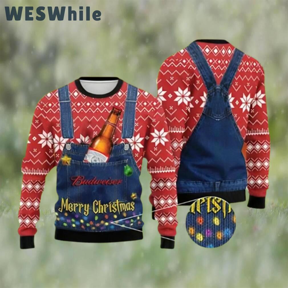 Budweises ugly christmas ugly sweater gift for christmas Christmas Ugly Sweater