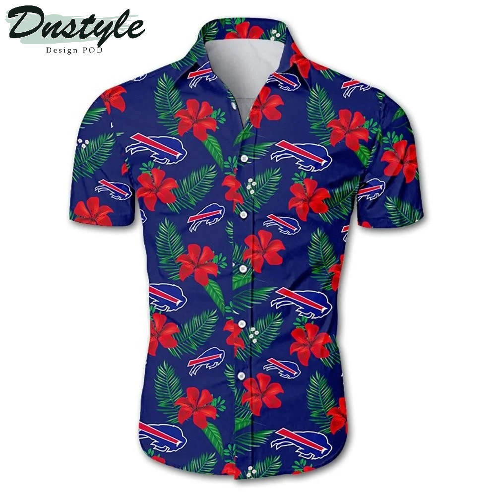 Buffalo bills floral hawaiian shirt Hawaii Shirt Shorts & Flip Flops