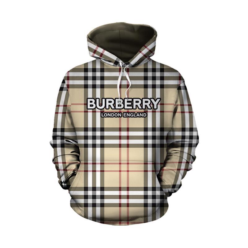 Burberryondon england unisex hoodie hot 2023 foren womenuxury brand clothing clothes outfit Zipper Hoodie 3D