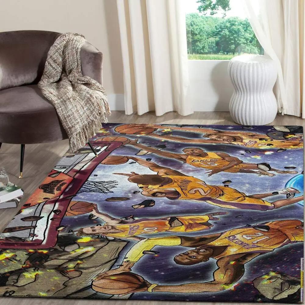 Buy basketball area rug fn080239 basketball area rugs living room carpet Rectangle Rug