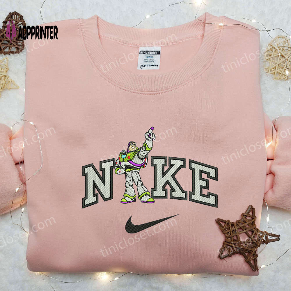 Buzz lightyear x nike embroidered shirt – cartoon inspired nike tee Embroidered Shirt