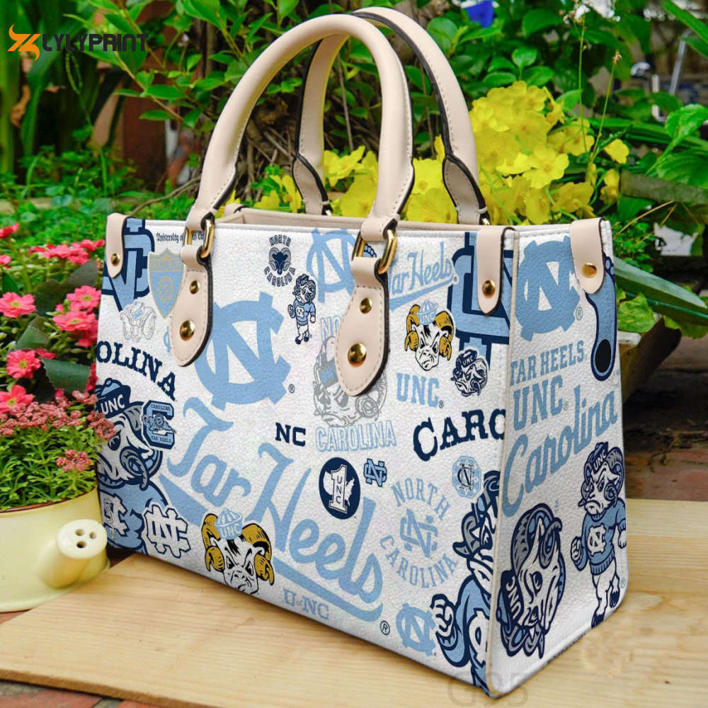 Carolina tar heels 1 leather handbag gift for women 471 Women Leather Hand Bag